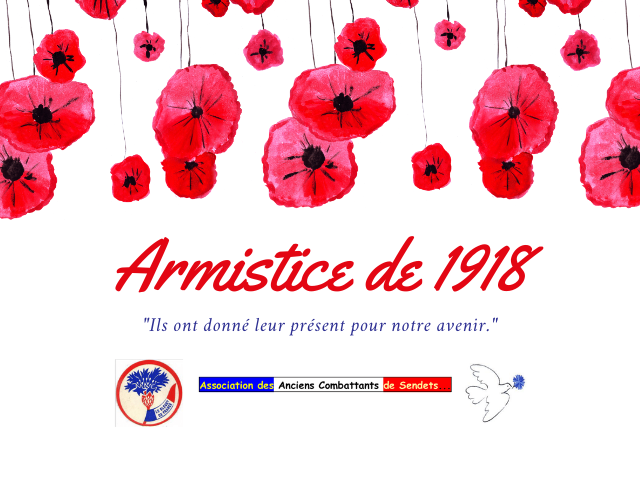 Commémoration du 11 novembre 1918 à Sendets